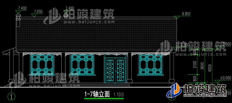 正立面圖