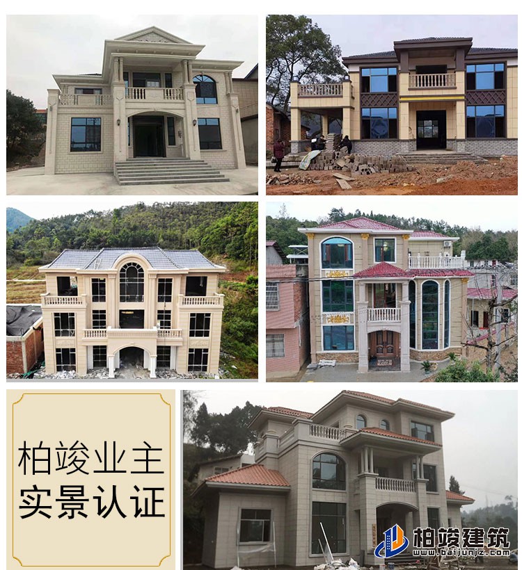 歐式風格豪華自建房B1001-簡歐風格