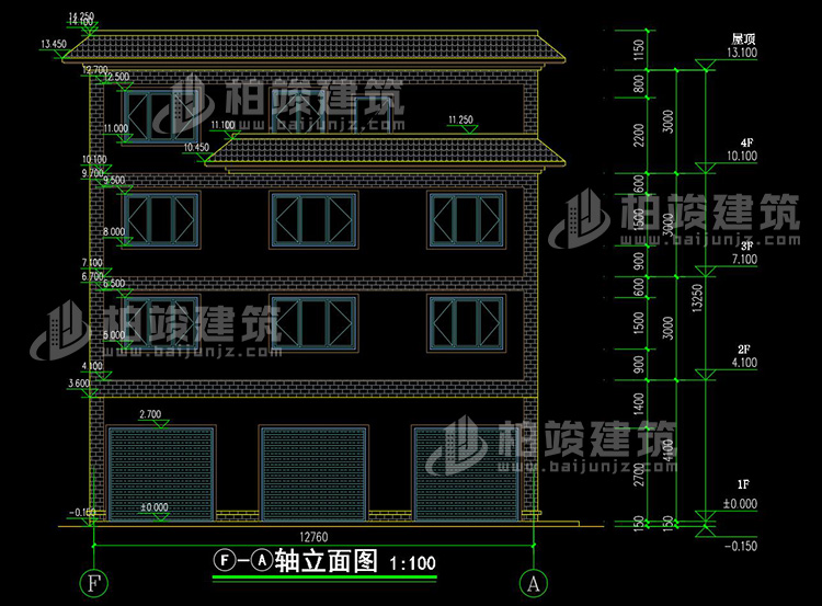 正立面圖