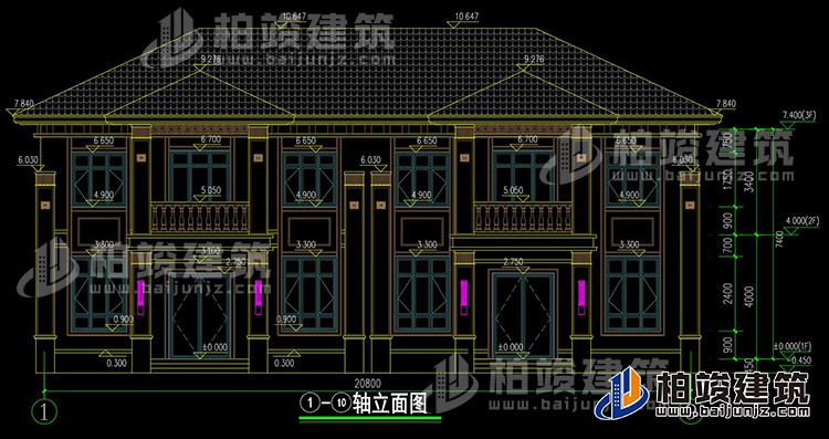 正立面圖