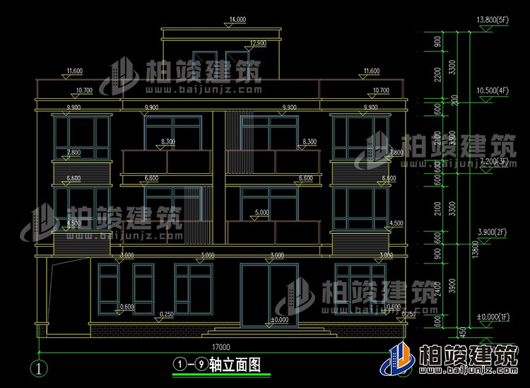 正立面圖